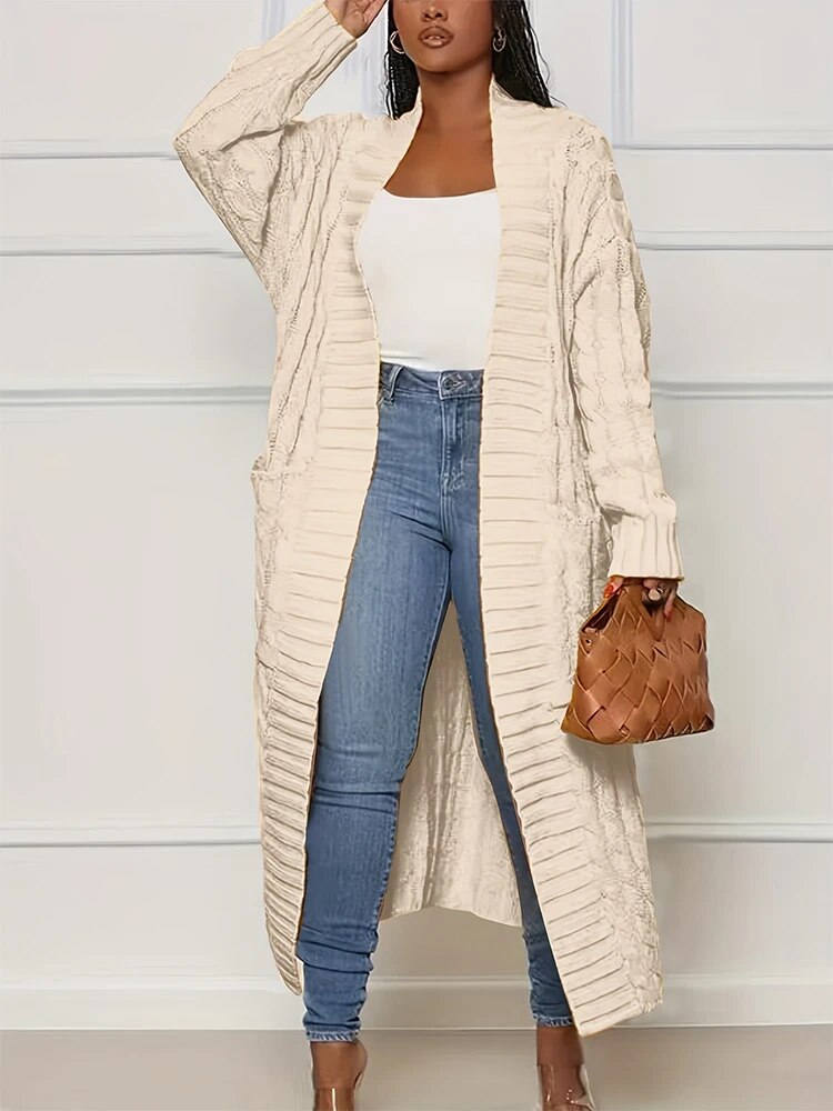Lune London | Large knitted jacket with pockets