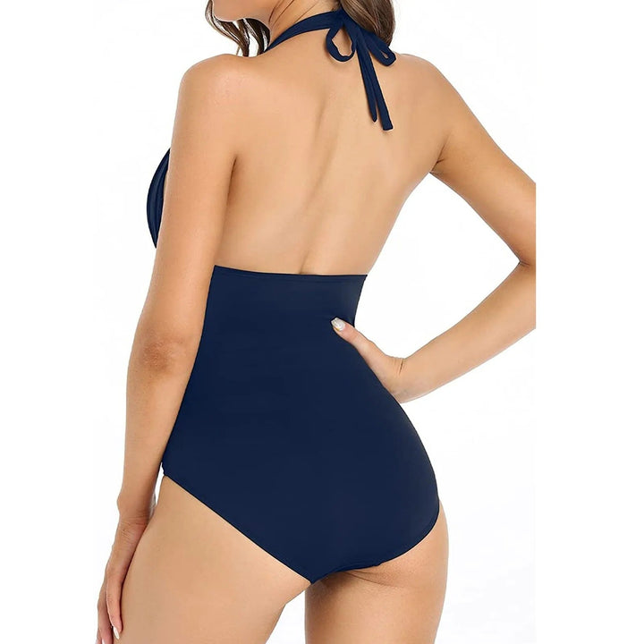 Chic Und Stil | Shaping Swimsuit with Push-Up Bikini Top and V-Neck for Women