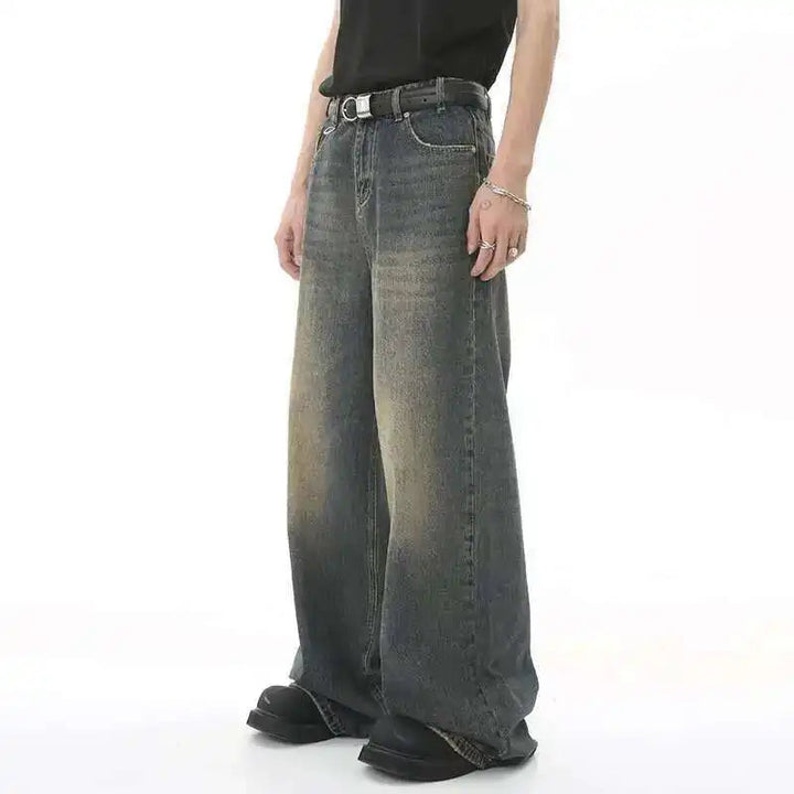 Lune London | Men's Retro Baggy Jeans - High Waist, Loose Fit