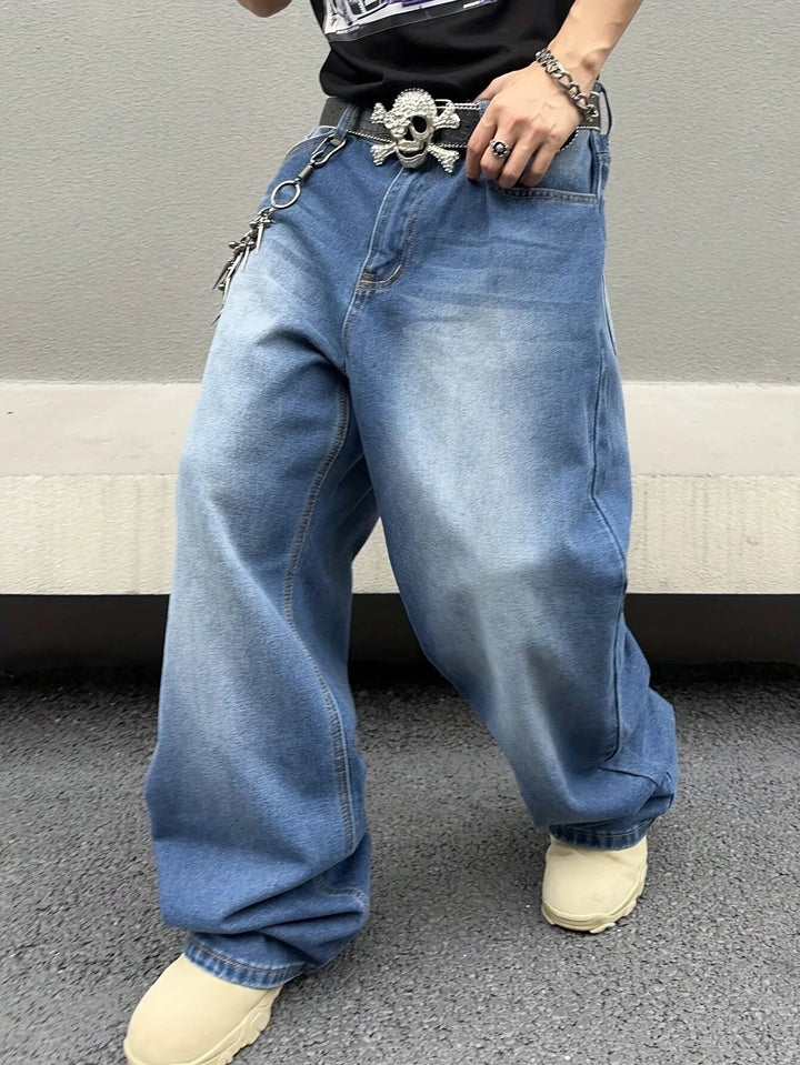 Lune London | Men's Baggy Jeans - Vintage Comfortable Fit Retro Look