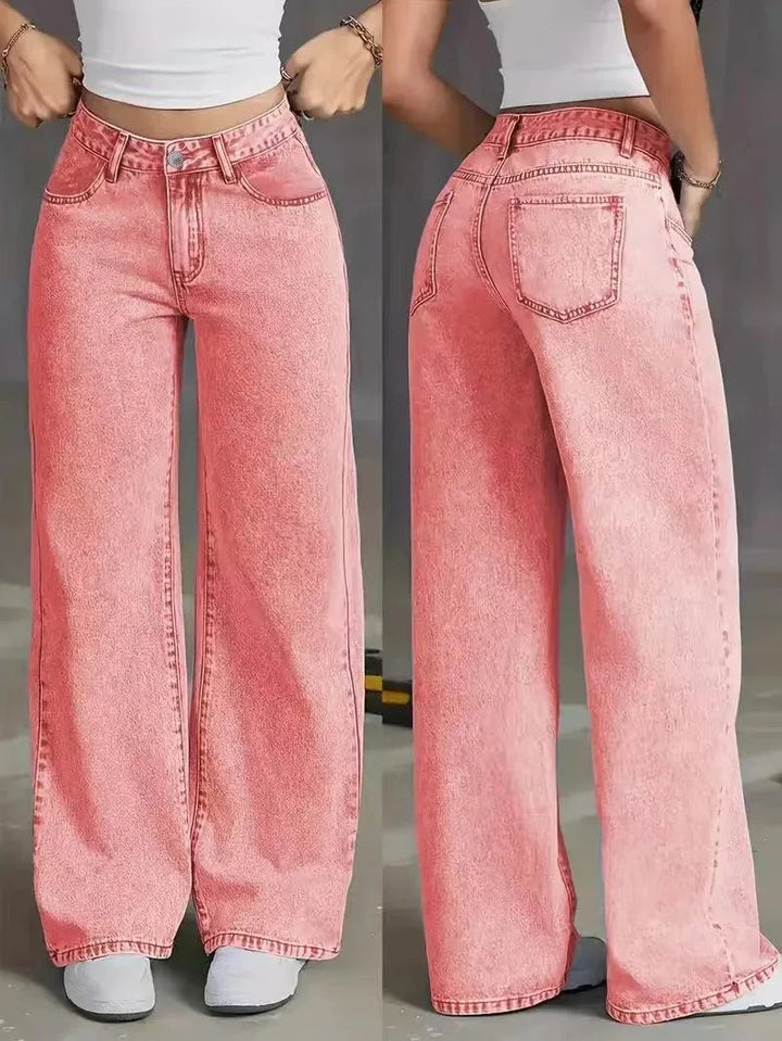 Lune London | Casual Baggy Jeans for Women - High Waist Comfort