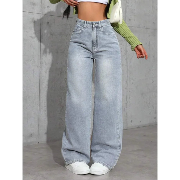 Lune London | Casual Baggy Jeans for Women - High Waist Comfort
