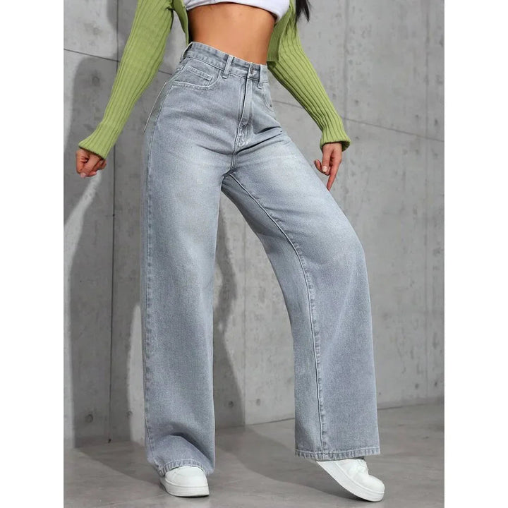 Lune London | Casual Baggy Jeans for Women - High Waist Comfort