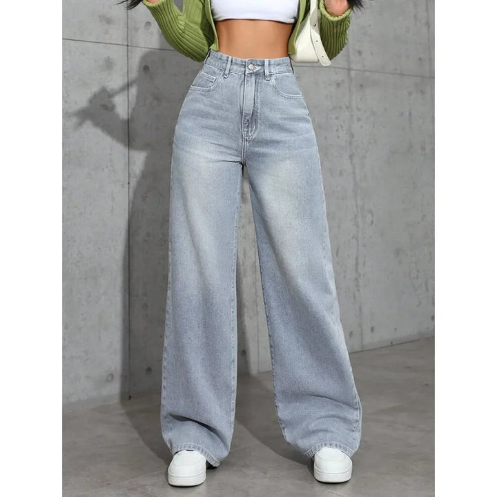 Lune London | Casual Baggy Jeans for Women - High Waist Comfort