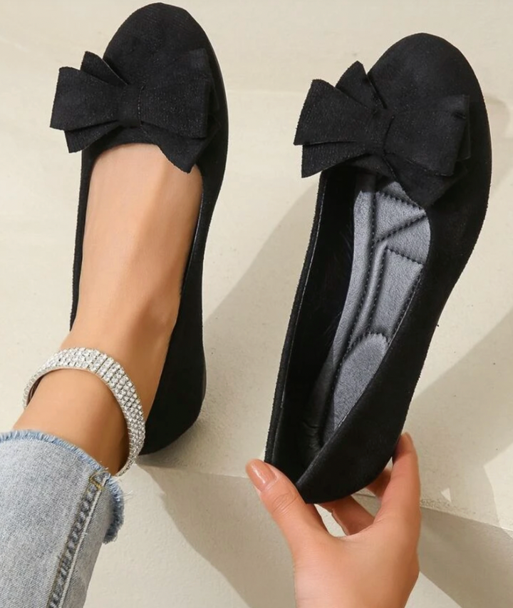 Lune London | Bow Orthopedic Ballet Flats Women's Shoes
