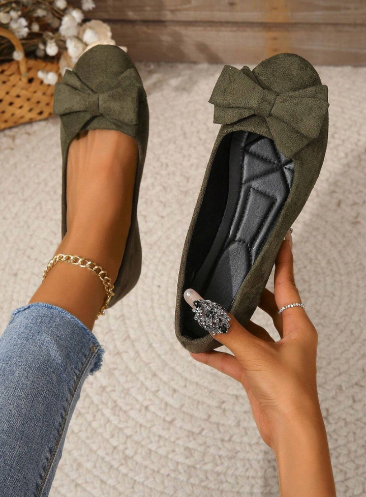 Lune London | Bow Orthopedic Ballet Flats Women's Shoes