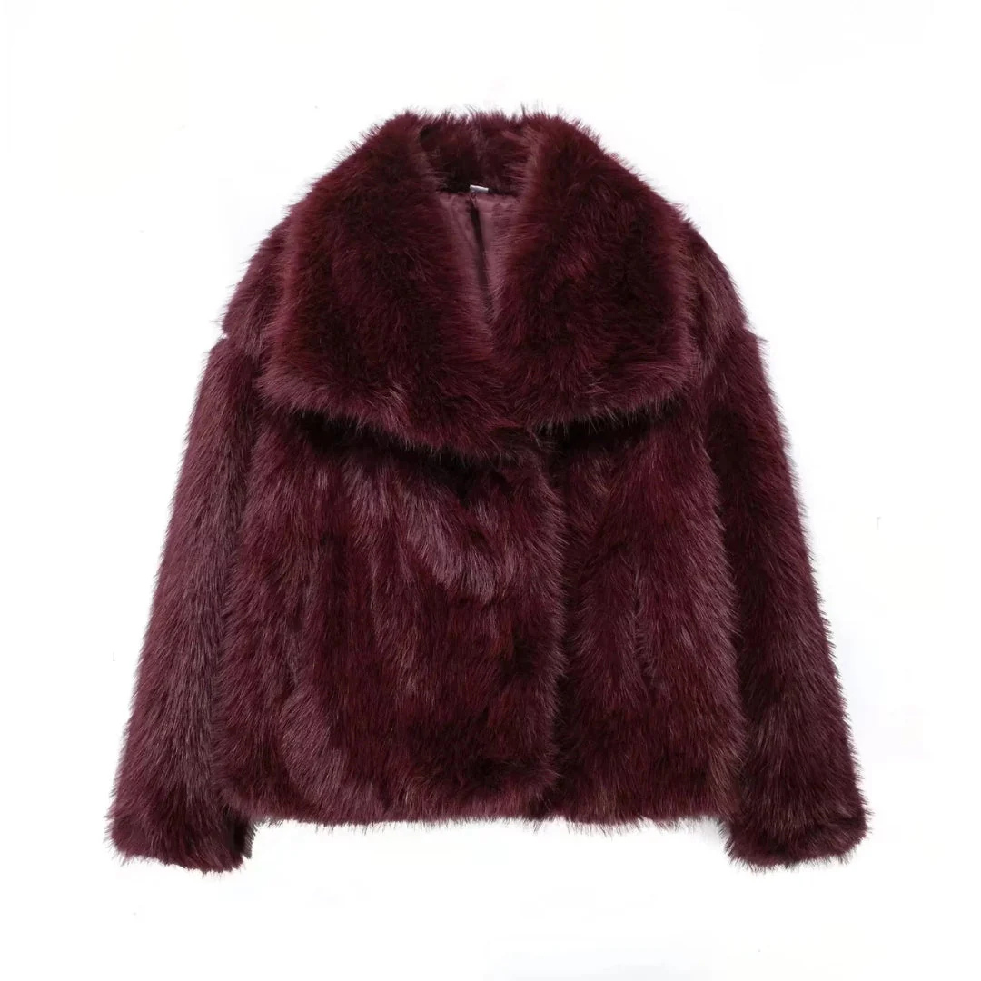 Lune London | Elegant Faux Fur Jacket