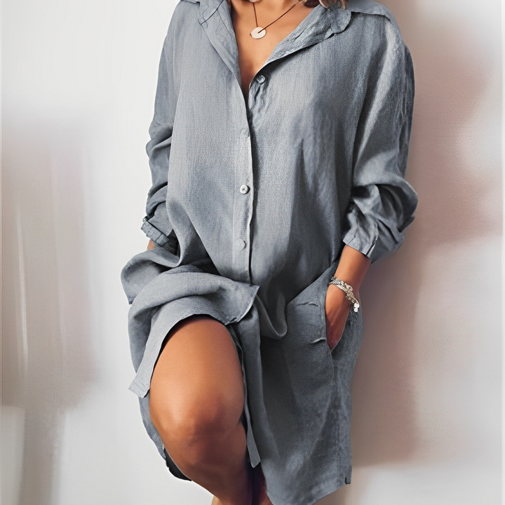 Lune London | Long-Sleeved Cotton Dress