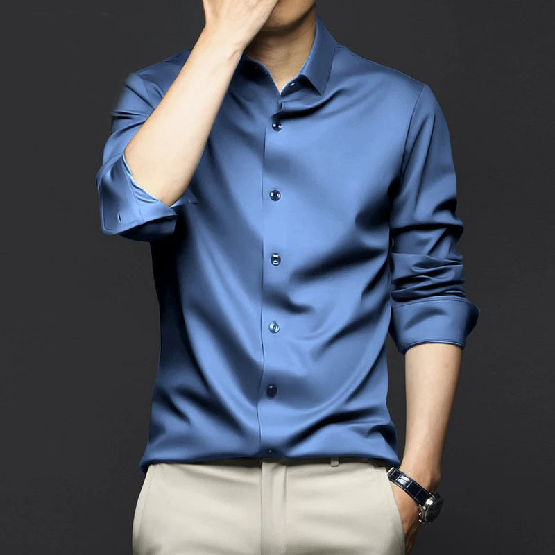 Lune London | Luxury Satin Shirt for Style-Conscious Men