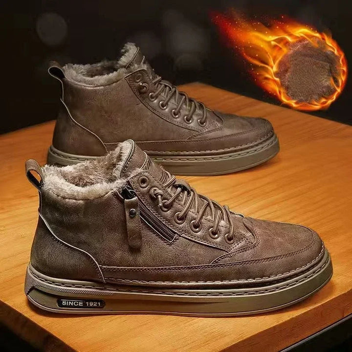 Lune London | Men's snow boots with warm cotton lining and non-slip sole