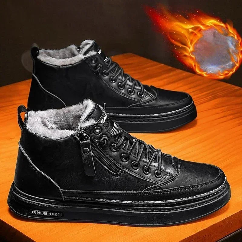 Lune London | Men's snow boots with warm cotton lining and non-slip sole