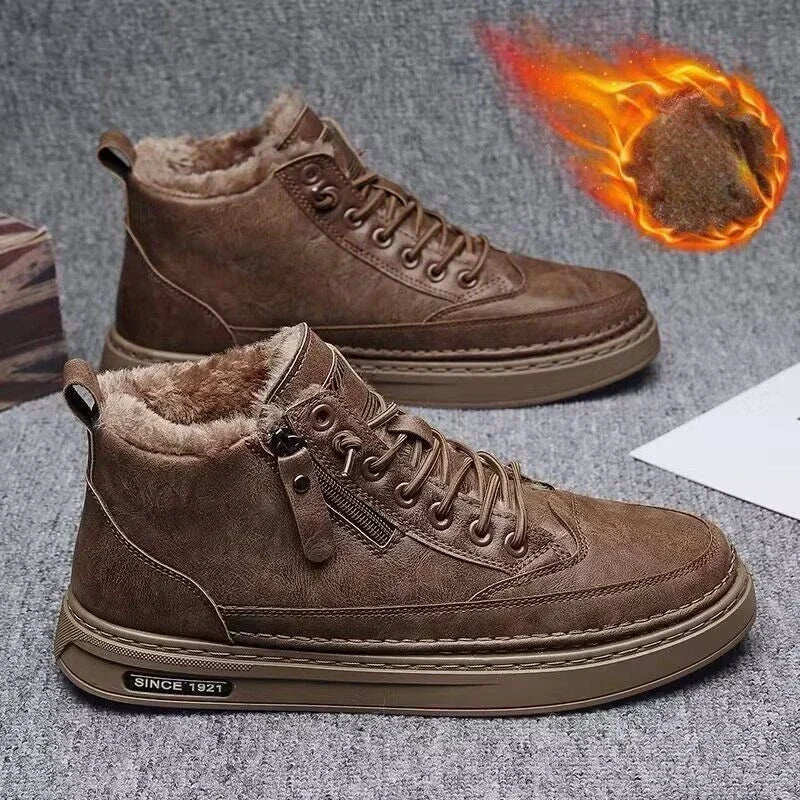 Lune London | Men's snow boots with warm cotton lining and non-slip sole