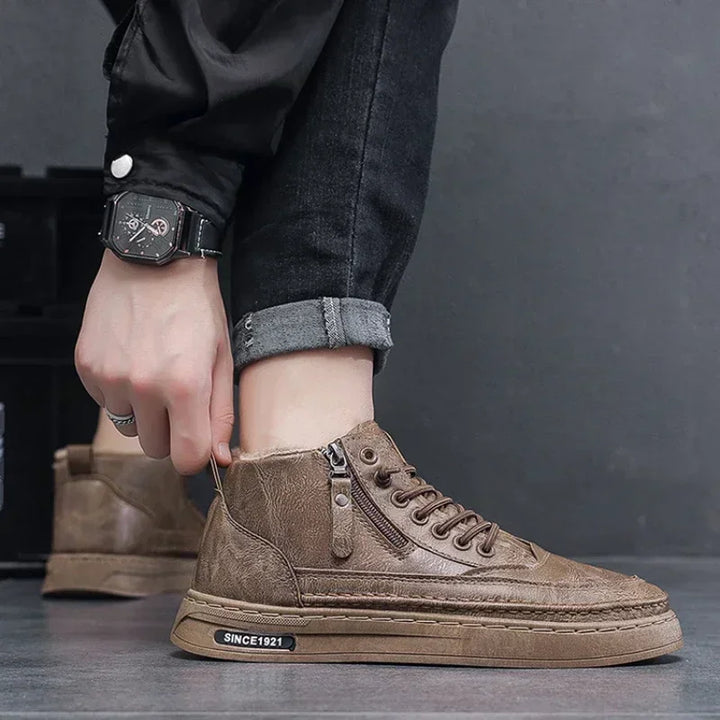 Lune London | Men's snow boots with warm cotton lining and non-slip sole