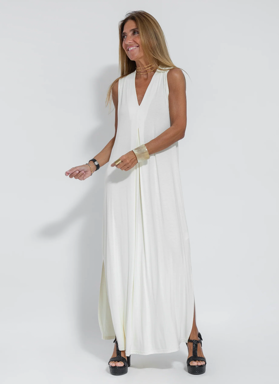 Lune London | Set with Long, Slimming Dress and Vest