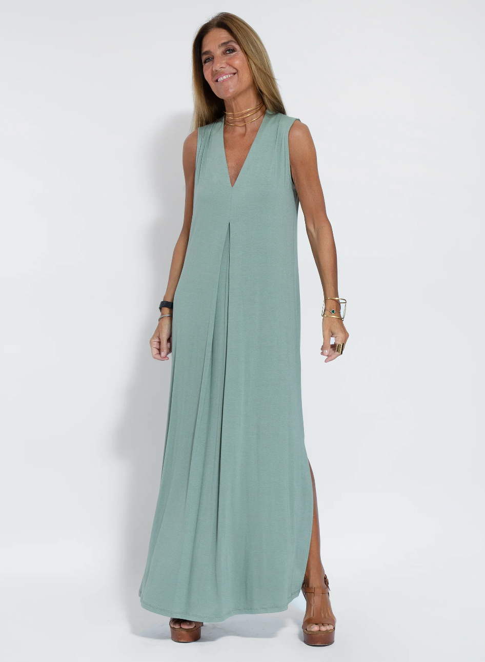 Lune London | Set with Long, Slimming Dress and Vest