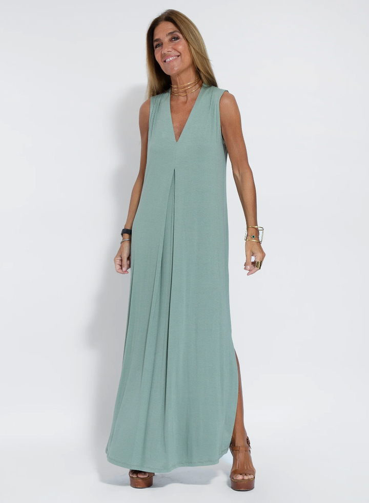 Lune London | Set with Long, Slimming Dress and Vest