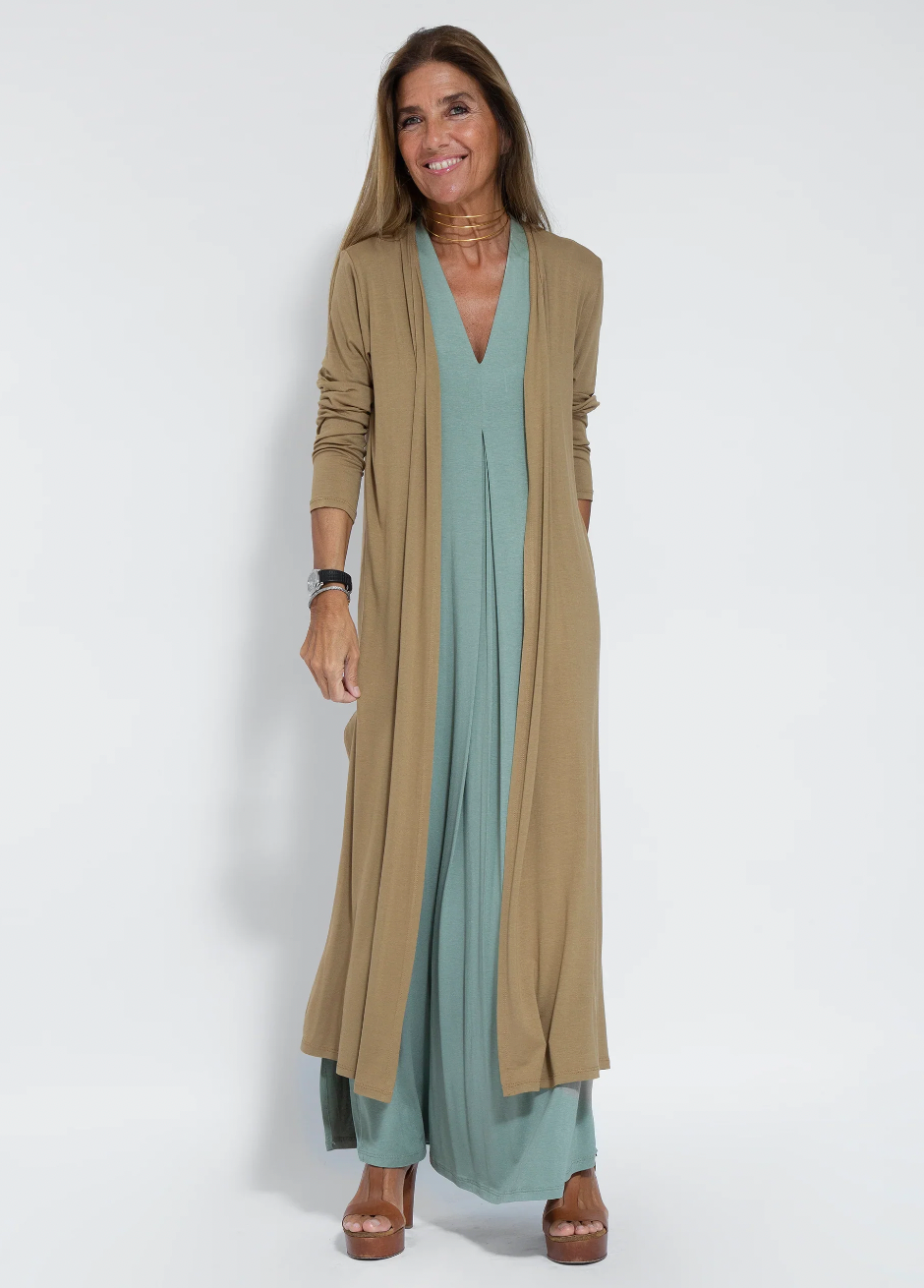 Lune London | Set with Long, Slimming Dress and Vest
