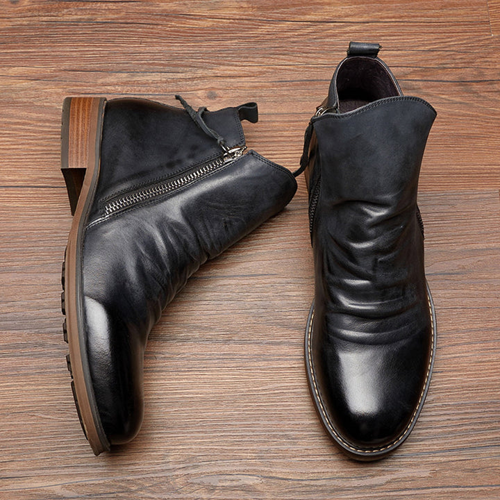Lune London | Casual Autumn Stylish Boots with Zipper for Men
