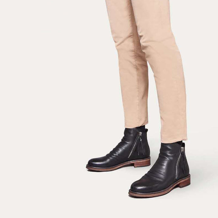 Lune London | Casual Autumn Stylish Boots with Zipper for Men