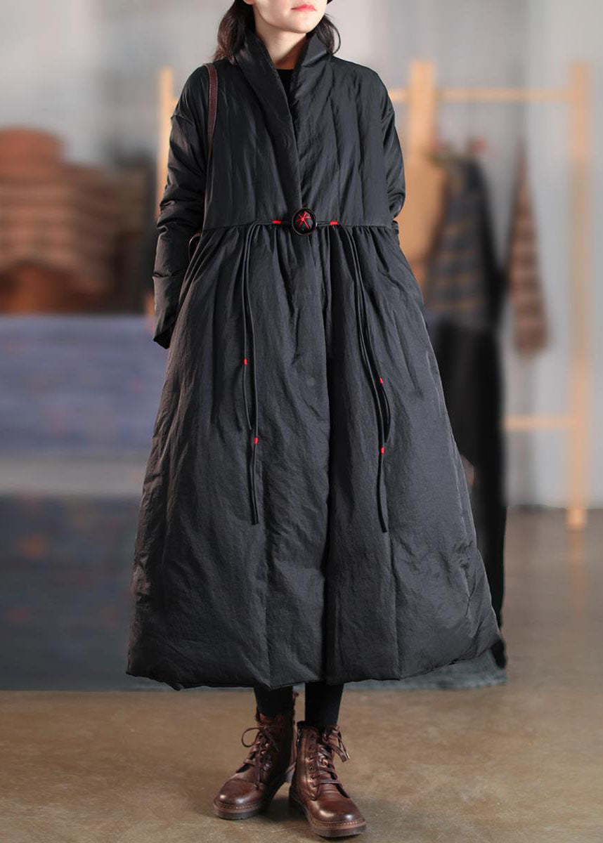 Lune London | Women's Goose Down Bags Winter Coats High Collar Button Winter