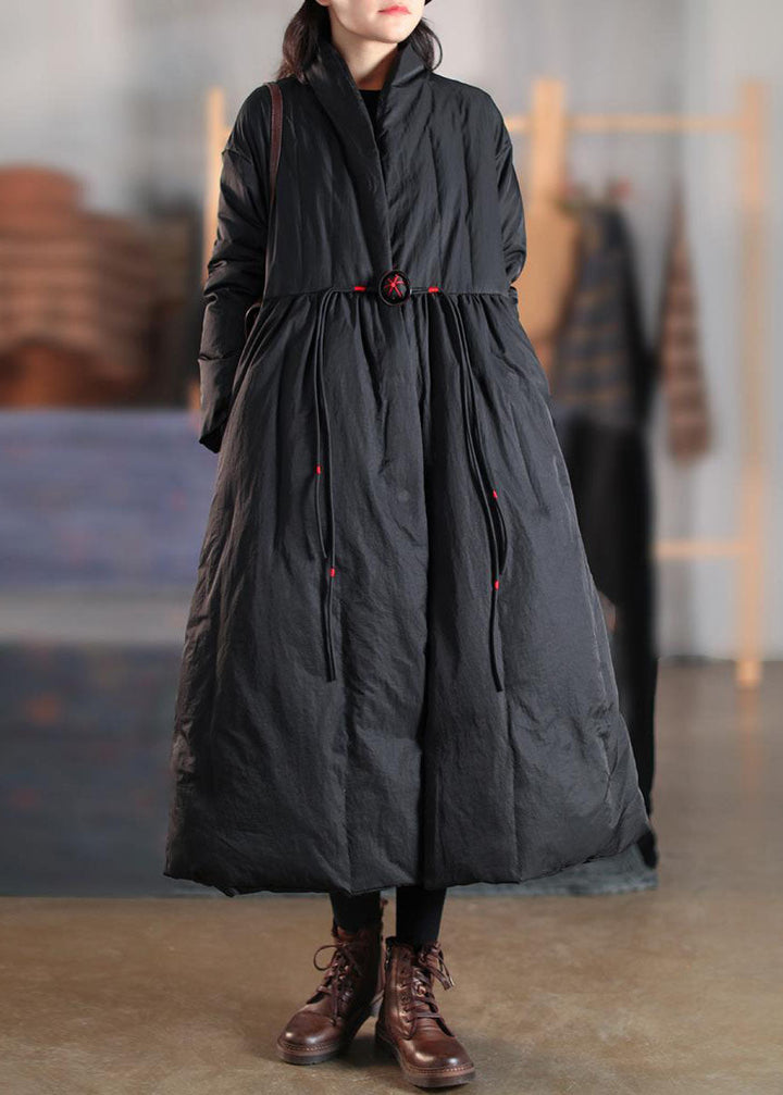 Lune London | Women's Goose Down Bags Winter Coats High Collar Button Winter