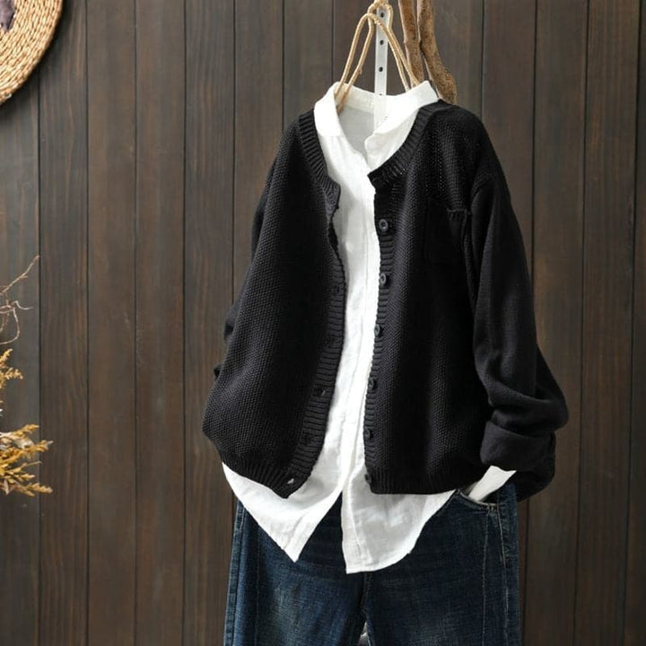 Lune London | Cardigan - Knit - Button Closure - Oversized Fit - Soft and Comfortable