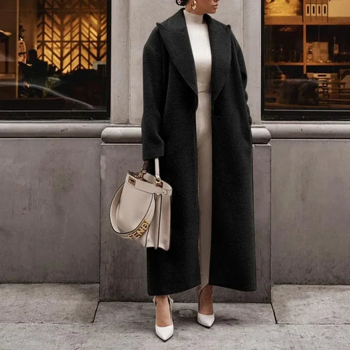 Lune London | Women's Long Oversized Casual Coat Warm