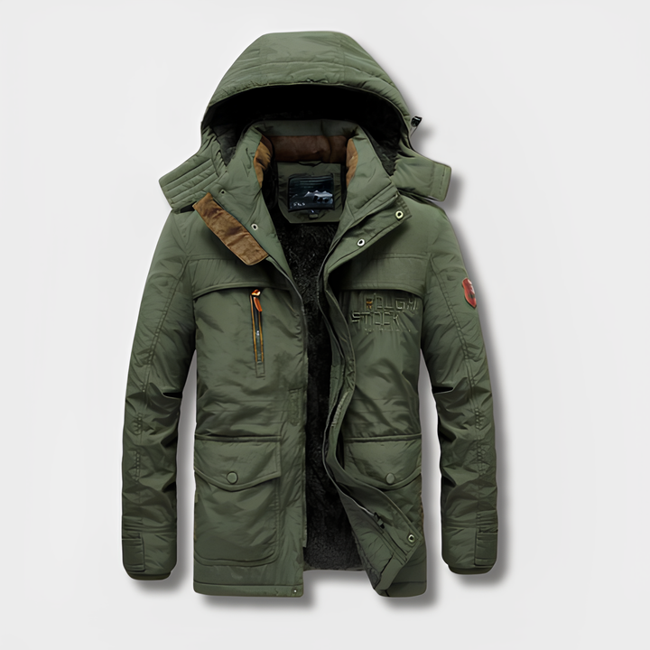 Lune London | Military-inspired winter jacket with hood
