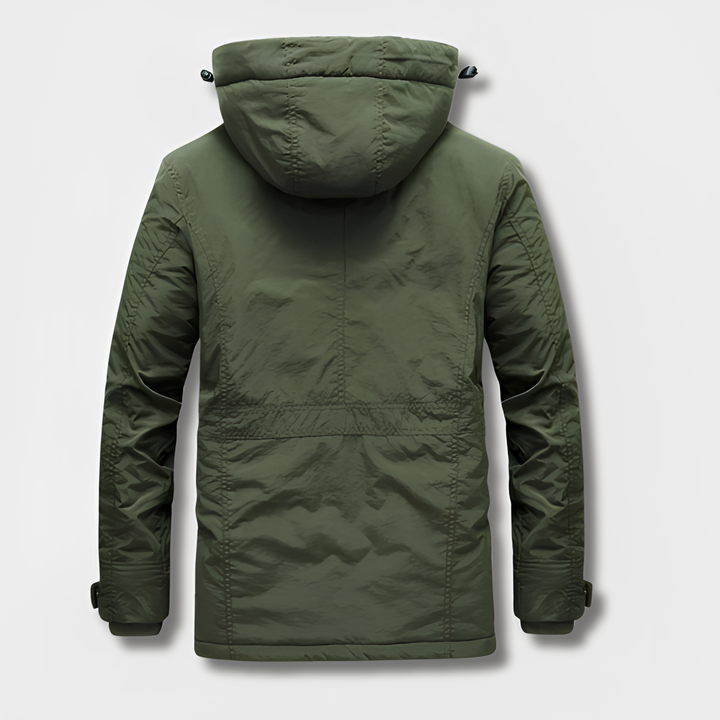Lune London | Military-inspired winter jacket with hood