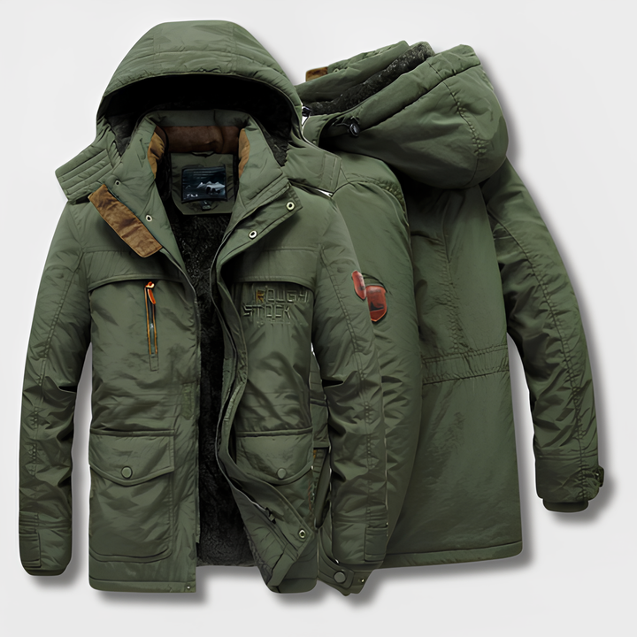 Lune London | Military-inspired winter jacket with hood