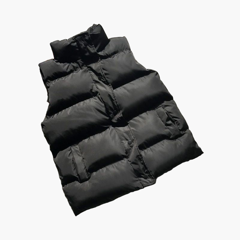 Lune London | Quilted gilet with high collar - Fashionable transitional jacket for outdoors and everyday