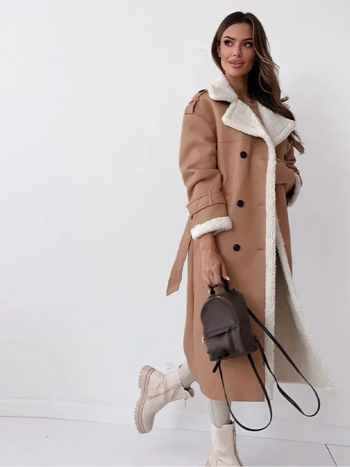 Lune London | Sheepskin Jacket Stylish Long Women's Winter Jacket