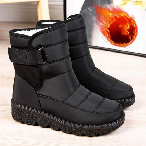 Lune London | Women Waterproof Snow Boots – Slip Resistant & Warm Plus Sizes