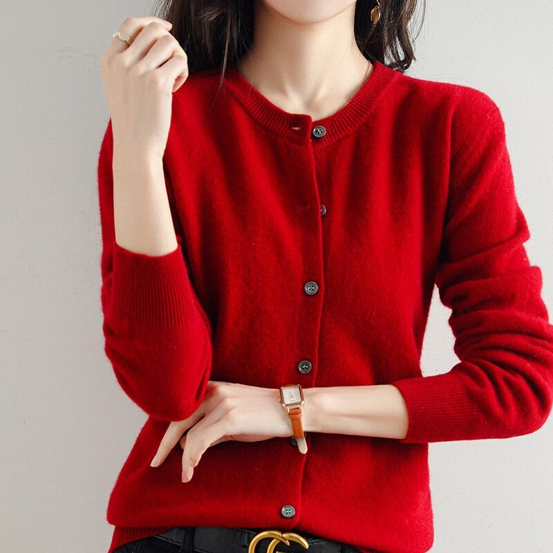 Lune London | Cardigan - Cardigan doux et confortable pour l'hiver