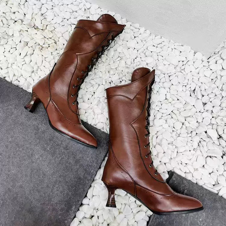 Lune London | Bottines femmes - Ajustement structuré avec talon
