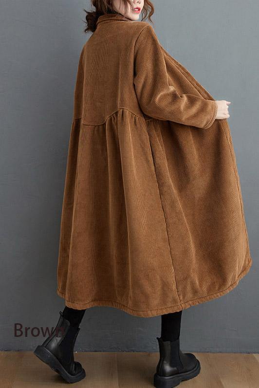 Lune London | black and green corduroy coats Inspiration thick fitted coats for women