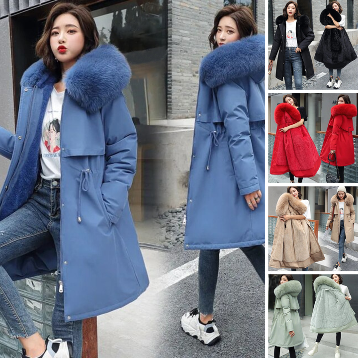 Lune London | 2024 Longer New Coat with Hood and Soft Collar