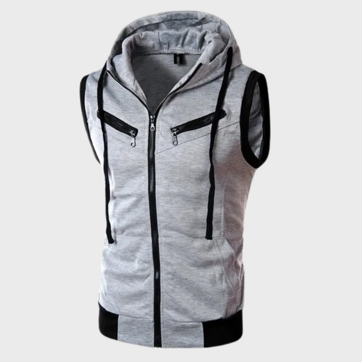 Lune London | Sleeveless Vest with Hood for Men