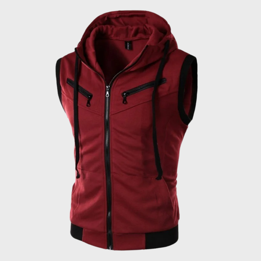 Lune London | Sleeveless Vest with Hood for Men