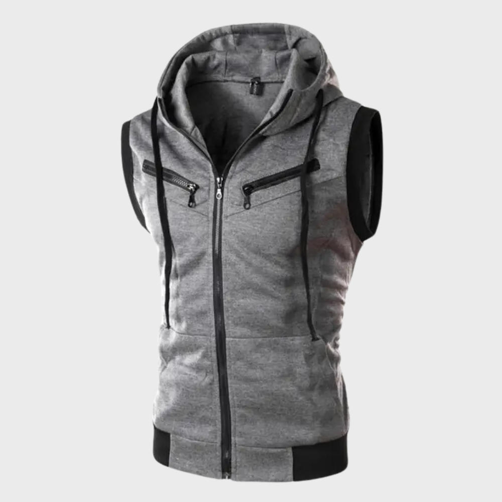 Lune London | Sleeveless Vest with Hood for Men