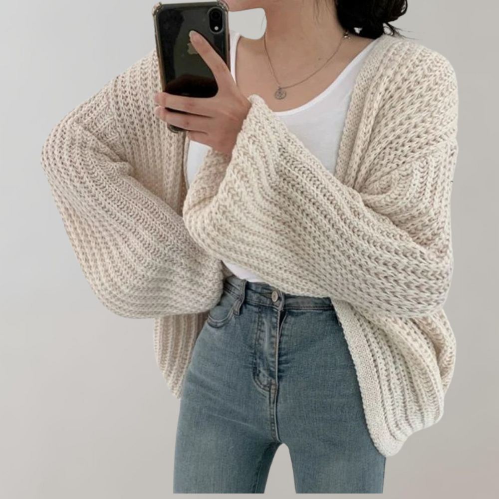 Lune London | Comfortable Long-Sleeved Cardigan for Women