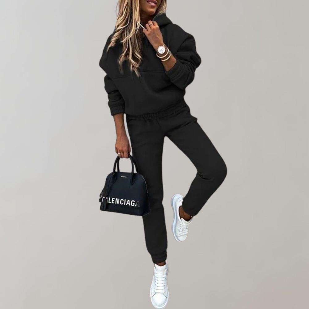 Lune London | Cotton Training and Tracksuit with Hood In Retro Style for Women