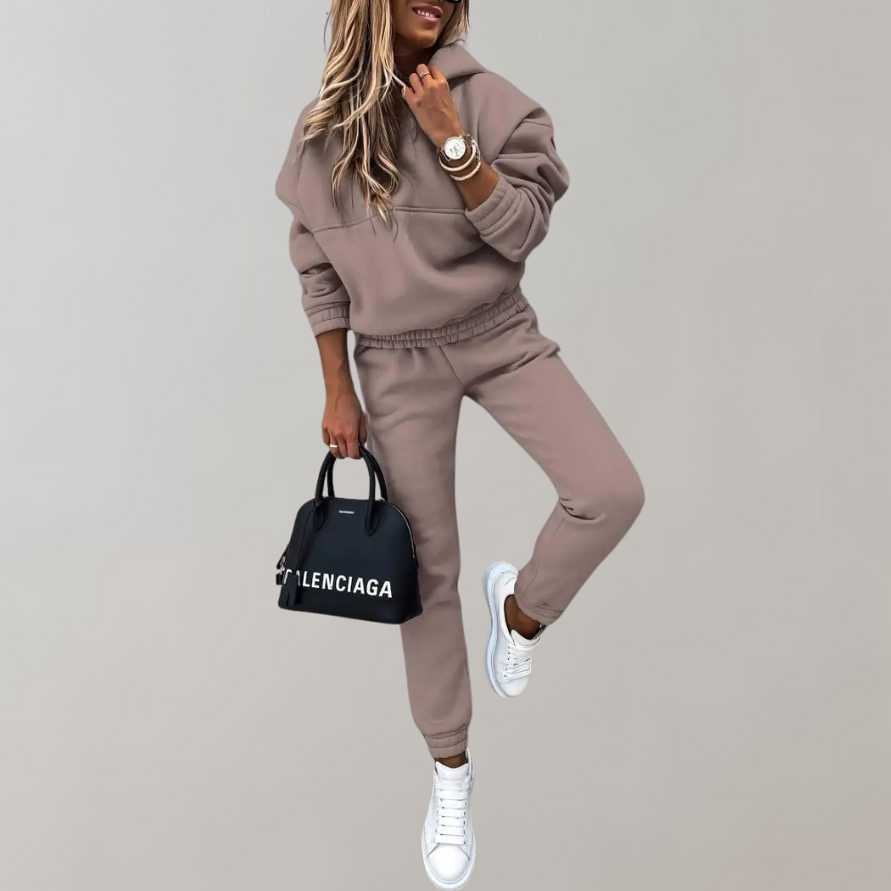 Lune London | Cotton Training and Tracksuit with Hood In Retro Style for Women