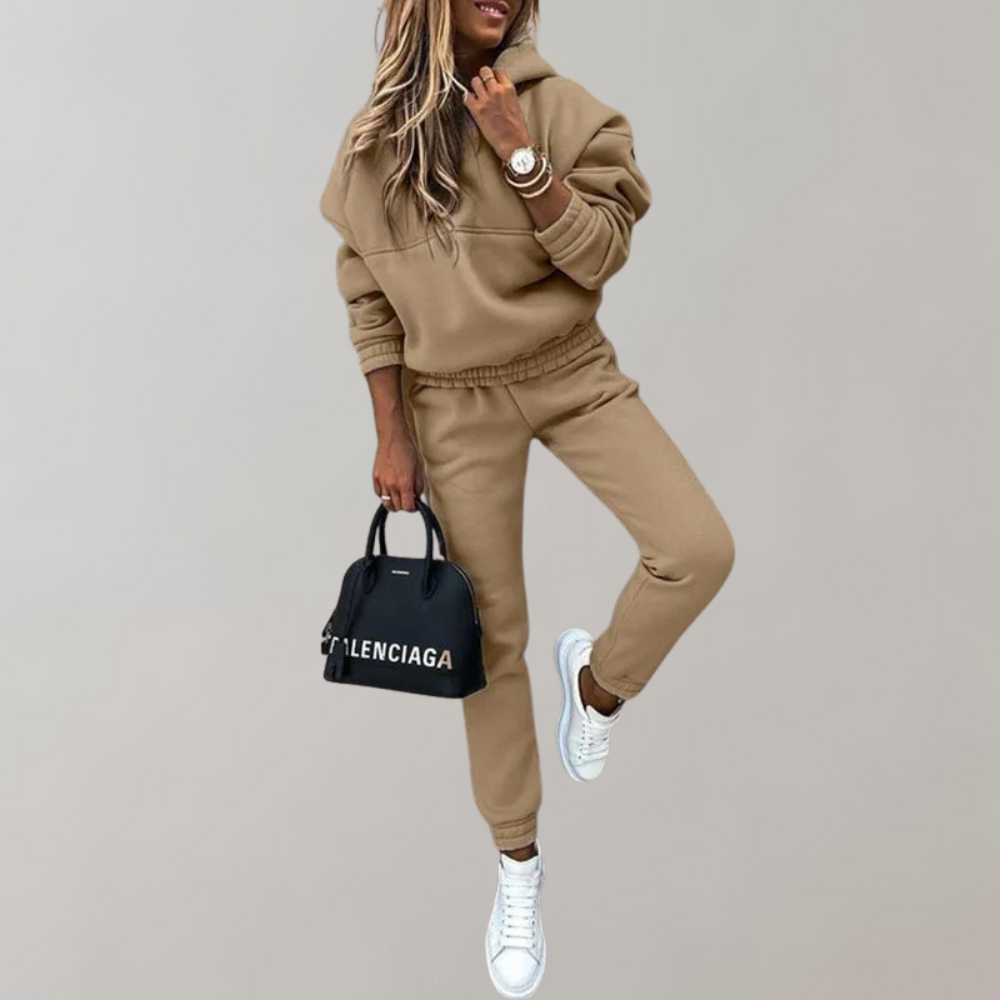 Lune London | Cotton Training and Tracksuit with Hood In Retro Style for Women