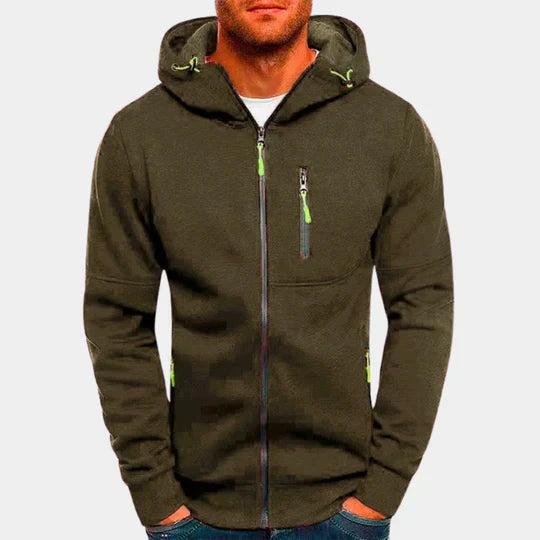 Lune London | Men's Sweatshirt with Hood and Zipper