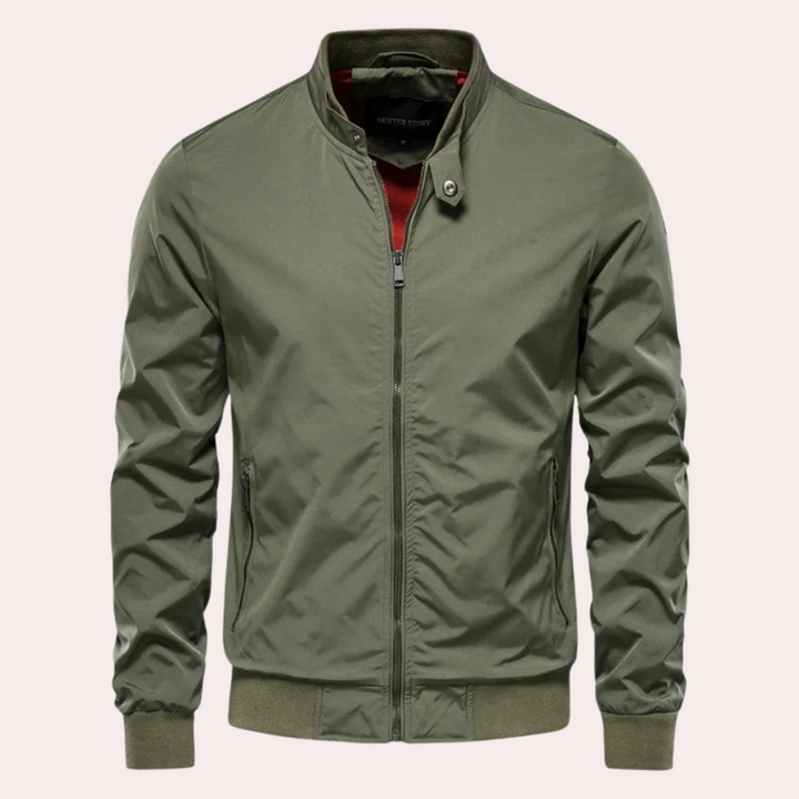 Lune London | Men's summer jacket with high collar and zipper
