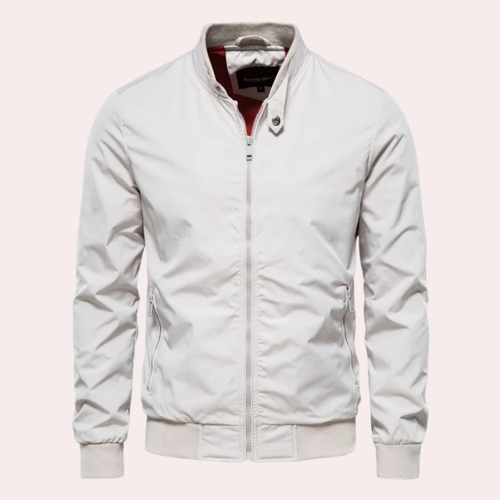 Lune London | Men's summer jacket with high collar and zipper