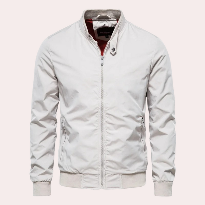 Lune London | Men's summer jacket with high collar and zipper