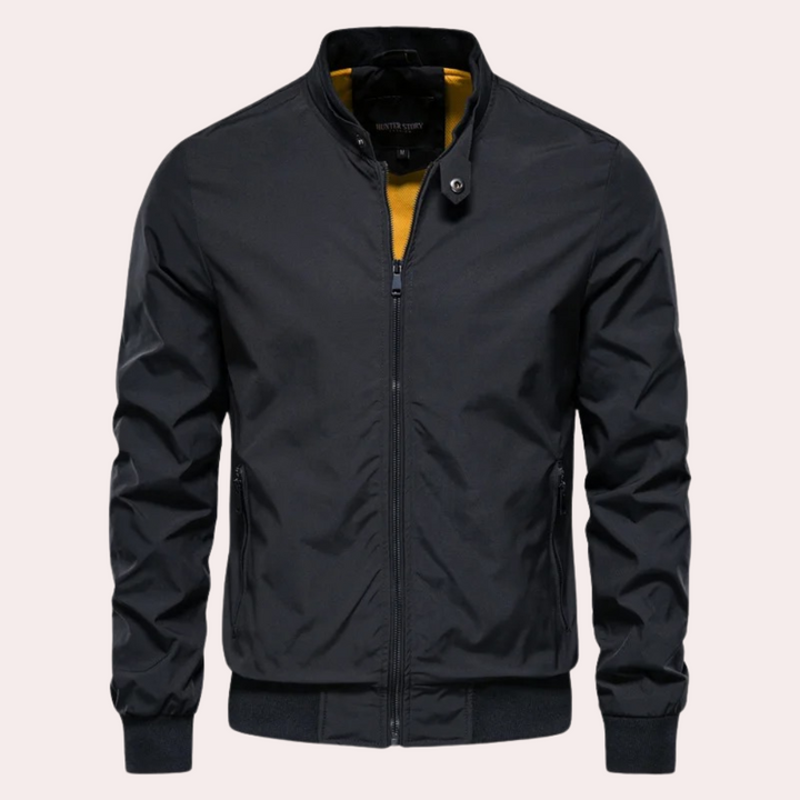 Lune London | Men's summer jacket with high collar and zipper