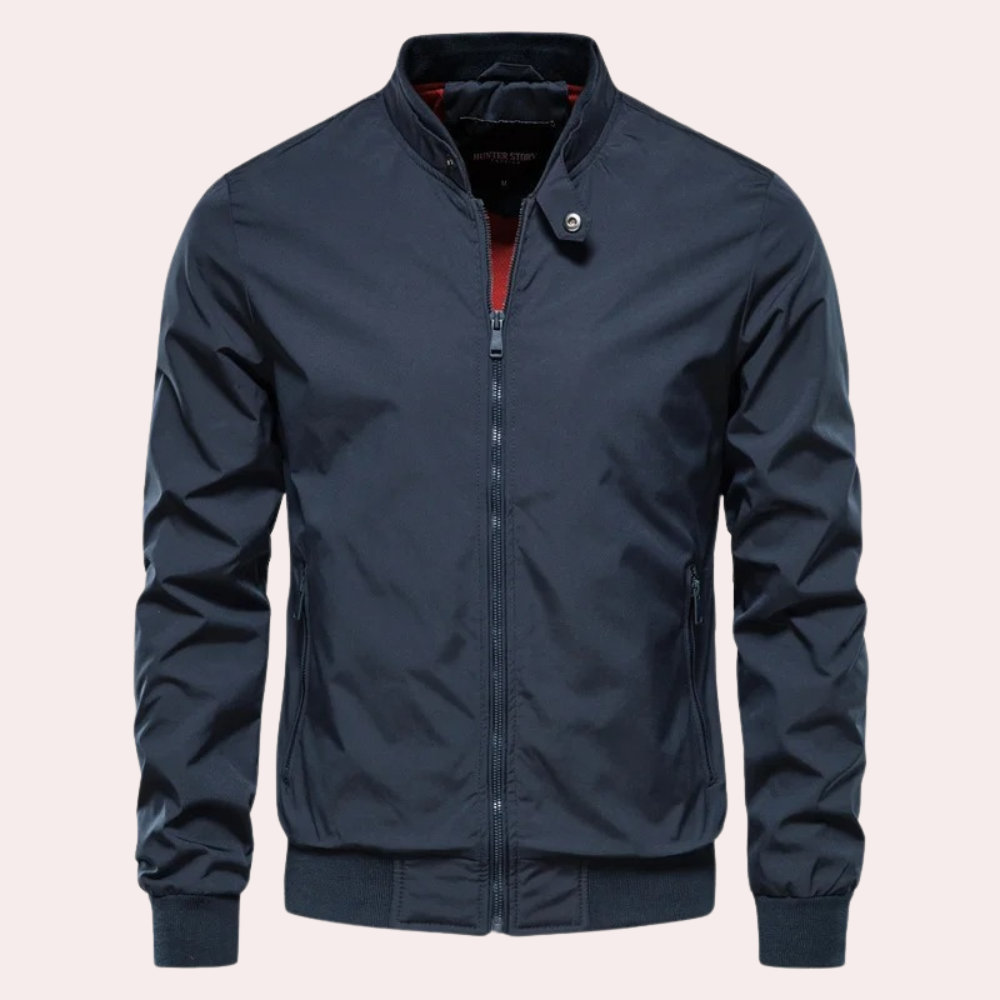 Lune London | Men's summer jacket with high collar and zipper
